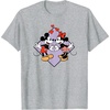 image:imageAmazon Essentials Mickey and Minnie Smiling in Love Valentines Day Short Sleeve TShirtHeather Grey