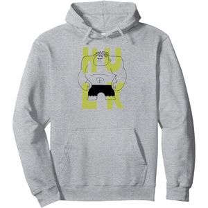 image:imageAmazon Essentials Marvel Avengers Cartoon Hulk Drawing Pullover HoodieHeather Grey