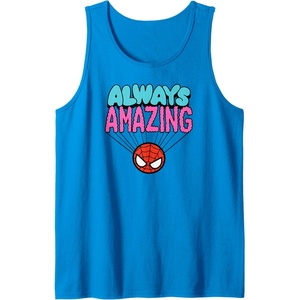 image:imageAmazon Essentials Marvel SpiderMan Doodle Always Amazing Tank TopSapphire Blue
