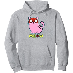 image:imageAmazon Essentials Marvel SpiderMan Miles Morales Cat with Mask Meow Pullover HoodieHeather Grey