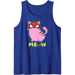 image:imageAmazon Essentials Marvel SpiderMan Miles Morales Cat with Mask Meow Tank TopRoyal Blue