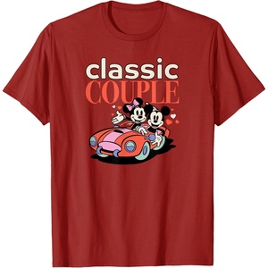 image:imageAmazon Essentials Mickey and Minnie Valentines Day Classic Couple TShirtCranberry Red