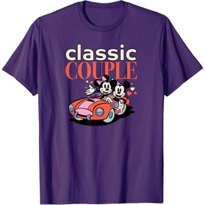 image:imageAmazon Essentials Mickey and Minnie Valentines Day Classic Couple TShirtPurple