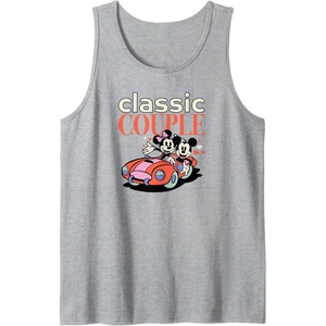 image:imageAmazon Essentials Mickey and Minnie Valentines Day Classic Couple Tank TopHeather Grey
