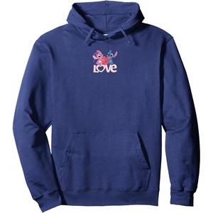 image:imageAmazon Essentials Stitch and Angel Love Valentines Day Pullover HoodieNavy Blue