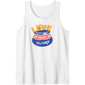 image:imageAmazon Essentials Winnie the Pooh Love As Sweet As Hunny Valentines Day Tank TopWhite
