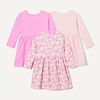 image:imageAmazon Essentials BabyGirls Cotton LongSleeve Dress Pack of 3PinkApples