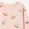 image:imageAmazon Essentials Girls and Toddlers Long Sleeve Cotton TShirts Pack of 3Cool CatTigerTropical Fruit
