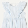 image:imageAmazon Essentials Girls and Toddlers Ruffle Woven DressLight Blue Stripes