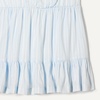 image:imageAmazon Essentials Girls and Toddlers Ruffle Woven DressLight Blue Stripes