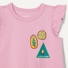 image:imageAmazon Essentials Girls and Toddlers Sleeveless Ruffle TShirtBadgesUnicornWander