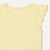 image:imageAmazon Essentials Girls and Toddlers Sleeveless Ruffle TShirtBeigePale YellowWhite