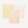 image:imageAmazon Essentials Girls and Toddlers Sleeveless Ruffle TShirtBeigePale YellowWhite