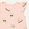 image:imageAmazon Essentials Girls and Toddlers Sleeveless Ruffle TShirtCool CatTigerTropical Fruit