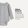 image:imageAmazon Essentials Unisex Babies LongSleeve Cotton Henley Bodysuits Pack of 2Cornflower BlueFrench Stripe