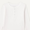 image:imageAmazon Essentials Unisex Babies LongSleeve Cotton Henley Bodysuits Pack of 2White