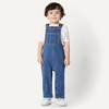 image:imageAmazon Essentials Unisex Babies Soft Stretch RegularFit Denim OverallsMedium Blue Vintage