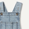 image:imageAmazon Essentials Unisex Babies Soft Stretch RegularFit Denim OverallsStone Light Wash