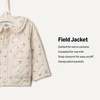 image:imageAmazon Essentials x Sofia Grainge Toddler and Baby Girls Midweight Quilted Field Jacket with RuffleIvory Cherries
