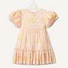 image:imageAmazon Essentials x Sofia Grainge Toddler and Baby Girls Puff Sleeve DressShell Pink Ornate Paisley
