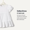 image:imageAmazon Essentials x Sofia Grainge Toddler and Baby Girls Puff Sleeve DressWhite