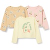 image:imageAmazon Essentials Girls and Toddlers Long Sleeve Cotton TShirts Pack of 3Cool CatTigerTropical Fruit