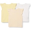 image:imageAmazon Essentials Girls and Toddlers Sleeveless Ruffle TShirtBeigePale YellowWhite