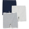Light Grey Heather/Navy/Stripe