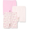 image:imageAmazon Essentials Toddler and Baby Girls Cotton Stretch Jersey Bike ShortsPinkApples