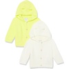 image:imageAmazon Essentials Unisex Babies Long Sleeve Hooded Sweater Pack of 2Lime GreenIvory