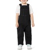 image:imageAmazon Essentials Unisex Babies Soft Stretch RegularFit Denim OverallsBlack Wash