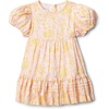 image:imageAmazon Essentials x Sofia Grainge Toddler and Baby Girls Puff Sleeve DressShell Pink Ornate Paisley