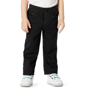 image:imageAmazon Essentials Babies Toddlers and Kids Soft Stretch PullOn JeansBlack Wash