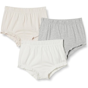 image:imageAmazon Essentials Toddler and Baby Girls Cotton Bloomer Shorts with Elastic Waist PullonNeutrals