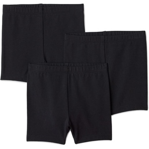 image:imageAmazon Essentials Toddler and Baby Girls Cotton Stretch Jersey Bike ShortsBlack