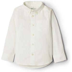 image:imageAmazon Essentials x Sofia Grainge Toddler and Baby Boys Stretch Oxford Collar ShirtWhite