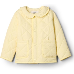 image:imageAmazon Essentials x Sofia Grainge Toddler and Baby Girls Midweight Quilted Field Jacket with RuffleButter Yellow