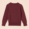 image:imageAmazon Essentials Boys and Toddlers Cotton Uniform Crewneck Pullover SweaterBurgundy