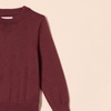 image:imageAmazon Essentials Boys and Toddlers Cotton Uniform Crewneck Pullover SweaterBurgundy