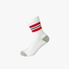 image:imageAmazon Essentials Boys and Toddlers Cushioned Athletic Crew Sports Socks for School KidsWhite Stripe