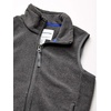 image:imageAmazon Essentials Boys and Toddlers Full Zip Polar Fleece VestCharcoal Heather