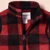 image:imageAmazon Essentials Boys and Toddlers Full Zip Polar Fleece VestRed Exploded Buffalo Check