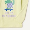image:imageAmazon Essentials Boys and Toddlers LongSleeve Cotton TShirtsPastel Green Pixel Dino
