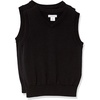 image:imageAmazon Essentials Boys and Toddlers School Uniform Cotton VNeck Sweater VestBlack
