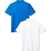 image:imageAmazon Essentials Boys and Toddlers ShortSleeve Active Performance Polo Shirts for School Uniform Pack of 2Royal BlueWhite