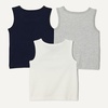 image:imageAmazon Essentials Boys and Toddlers Tank TopsLight Grey HeatherNavyWhite