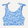 image:imageAmazon Essentials Girls Bow Detail TwoPiece Bikini SwimsuitBlue Ditsy Floral