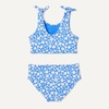 image:imageAmazon Essentials Girls Bow Detail TwoPiece Bikini SwimsuitBlue Ditsy Floral