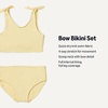 image:imageAmazon Essentials Girls Bow Detail TwoPiece Bikini SwimsuitLight Yellow