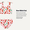 image:imageAmazon Essentials Girls Bow Detail TwoPiece Bikini SwimsuitPink Tomato Red Strawberries